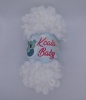 Пряжа Koala baby цв.101 Белый (3шт) 100% полиэстер 16,7 м/180 гр