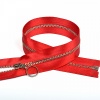 Молния Т5 - 70см металл-никель (148 красный) атлас.тесьма