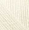 Superlana Klasik (5шт) цв.01- кремовый  25% шерсть - 75% акрил, 280м/100г