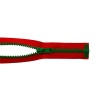 Молния BICOLOR трактор разъем. (1зам.,Т6) 40см (008 красный/050 яр.зеленый) (2шт)