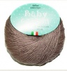 Пряжа Baby Cotton 162- какао (10шт) (180м/50г,100% египетский хлопок)
