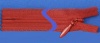 Молния потайная Т2 30см 519 красный (YKK)