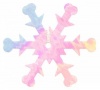 Пайетки "снежинки" 24мм (100гр) (319)