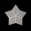 Канва пластик., мал. 'звезда', 9×9 см	