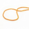 Бусы коралл 5мм оранжевый