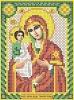 ДА5-009 Схема Иконы под бисер 12х16. Троеручица
