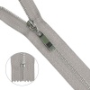 Молния Т5 - 18 см металл-никель неразъем(340 св.серый)