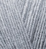 Lanagold Fine цв.21- серый меланж (5 шт) 49%- шерсть/ 51%- акрил 100г/ 390м