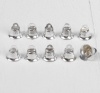 Колокольчик, набор 10 шт., 1,4 см, цвет серебро