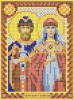 ДА5-012 Схема Иконы под бисер 12х16. Петр и Февронья