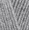 Burcum Klasik цв.21 серый меланж (5шт) 100%- акрил 100гр/210м