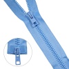 Молния "трактор"   разъем. (1 зам.,Т6) 40см (039 голубой)(3шт)