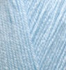 Пряжа ŞAL SİMLI 40- голубой (5шт) 460м/100г 5% металлик - 95% акрил