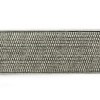 Резинка декоративная мягкая TRY.RD.GS0250-2 50мм черный/серебро (5м)