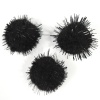 Помпоны с люрексом, 13мм, (27 черный) 25шт/упак, Астра	