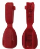 Наконечник 'крокодил' 0305-3050 15*20мм, пластик (С519 красный) (30шт)