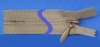 Молния потайная Т2 30см 187 коричневый (YKK)