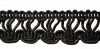С920 Тесьма вязаная отделочная, 18 мм*10 м (черный)