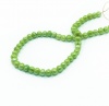 Бусины жемчуг речной 8мм салатовый (10шт/уп)