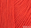 Пряжа Dolce Merino цв.59412- коралл  (10шт) 50% микрофибра,50% шерсть мериноса 230 м/100г