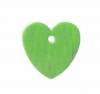 Пайетки "сердечки" (85 салатовый) 10*10мм 10г