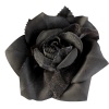 Брошь-цветок 2038-6104, 12см (МН6143 черный)