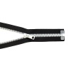Молния BICOLOR 'трактор' разъем. (1 зам.,Т6) - 80см (2076) Arta-F (077 черный/001 белый) (2шт)