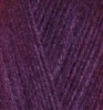 Angora Gold цв.111- фиолетовый (5шт) 20% шерсть/80% акрил 100г/550м 