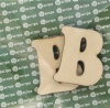 Деревянная заготовка Буква B 3*2,7 см, 4 мм (2шт/упак.) (L-226)	