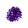 Пайетки плоские 3 мм, 10 г (А08 фиолетовый прозрачный)	