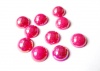 Полубусины пластик "Круг 10мм" 037 розовый перламутр (10гр)