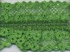 96761 Кружево на резинке 40 мм, 25 м (9 зеленый)