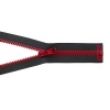 Молния BICOLOR 'трактор' разъем. (1 зам.,Т6) - 80см (2076) Arta-F (102 т.серый/019 бордовый) (2шт)