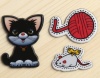 Декор пластик "Котёнок с игрушками" набор 3 шт 3,5х3 см Мастери Сама Пенза