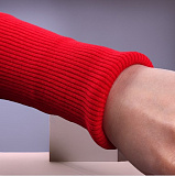 Манжет 7см*9см (красный) 95% хлопок/5% спандекс