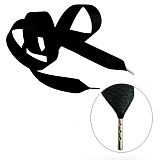 Шнурки обувные 2,5см*130см (черный) репс.