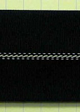 Корсаж брючный 5с-616 52ммцв.черный/белый (10м; 50м) 
