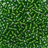 Бисер 6/0 15г (27 зеленый) 