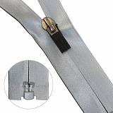 Молния витая Т7 2 зам., скрытое звено, светоотраж. водонепрониц. 90см 