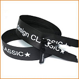 Молния пласт. спираль №7 скрытая 60см цв.F322 черный/белый Лого 