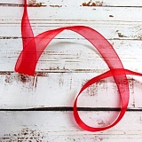 Лента капрон  026 красный 15,0мм*22,86м