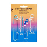 60621 Набор (2 бул. петлесъёмных, 2 иглы для шерсти, 2 бул. для шерсти) PONY