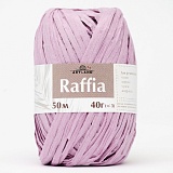 Пряжа "Рафия" 40гр 50м розово-сиреневый (4мотка) 