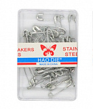 2AR089 Булавки английские 18мм в футляре, серебро