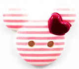 A82 Пуговица 23мм(36L) 2пр. (розовый1) (12шт)