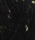 Alpaca Tweed (60 - черный) (5шт) 15% Шерсть/15% Альпака/5% Вискоза/65% Акрил (100 гр./ 250 м)