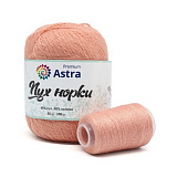 Пряжа "Пух норки" (031 персик) (80% пух норки, 20% нейлон) 50г/290м 