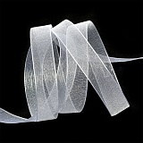 Лента капроновая 1,2см (белый) 27,4м