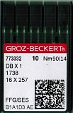Игла с тонкой колб. DBx1 SES № 90/14 GROZ-BECKERT для трикотажа