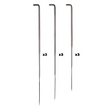 Иглы для валяния треугольные, №36, №38, №40, 9шт Мастери Сама Пенза